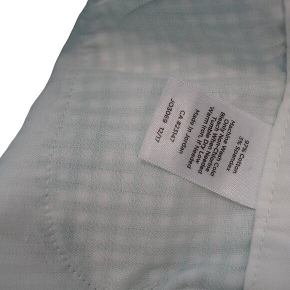EUC Talbots‎ Green Gingham Perfect Skimmer Cropped Pants Size 8 - Picture 13 of 13